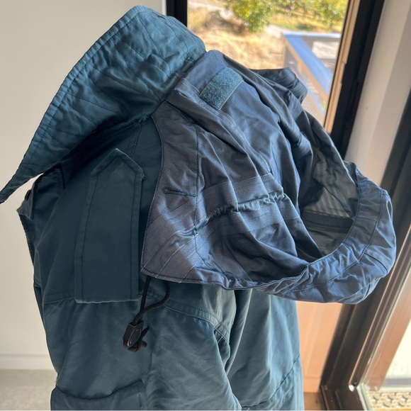 Cold/Wet weather military jacket Navy Blue - Picture 2 of 4